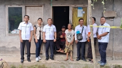 AKSI NYATA PAMTS GIANYAR KEPADA KK MISKIN EKSTRIM DI BR. SUBILANG BULIAN-PAYANGAN-